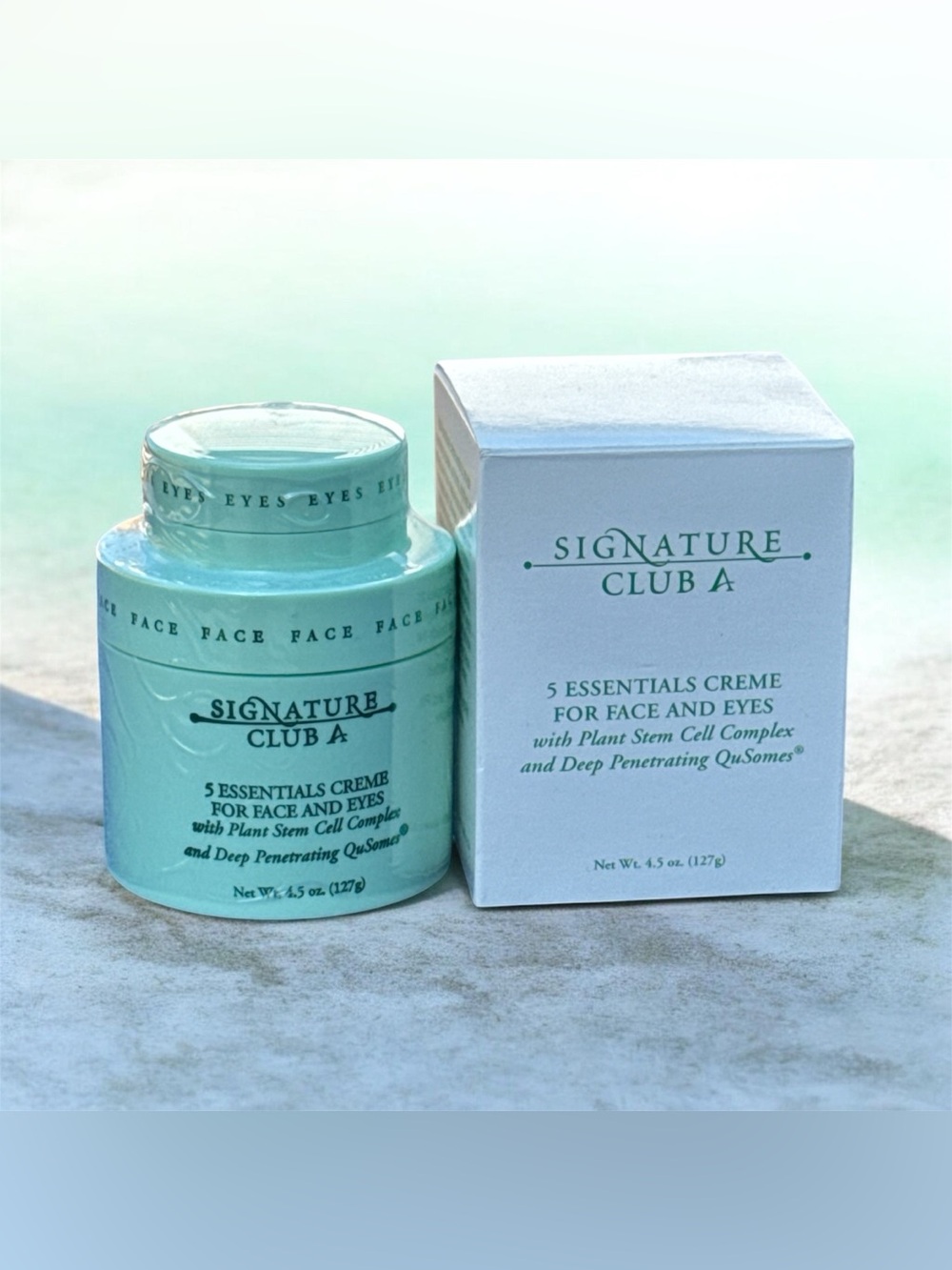 Signature Club A 5 Essentials Crème Face & Eyes Plant Stem Cell Complex 4.5 OZ